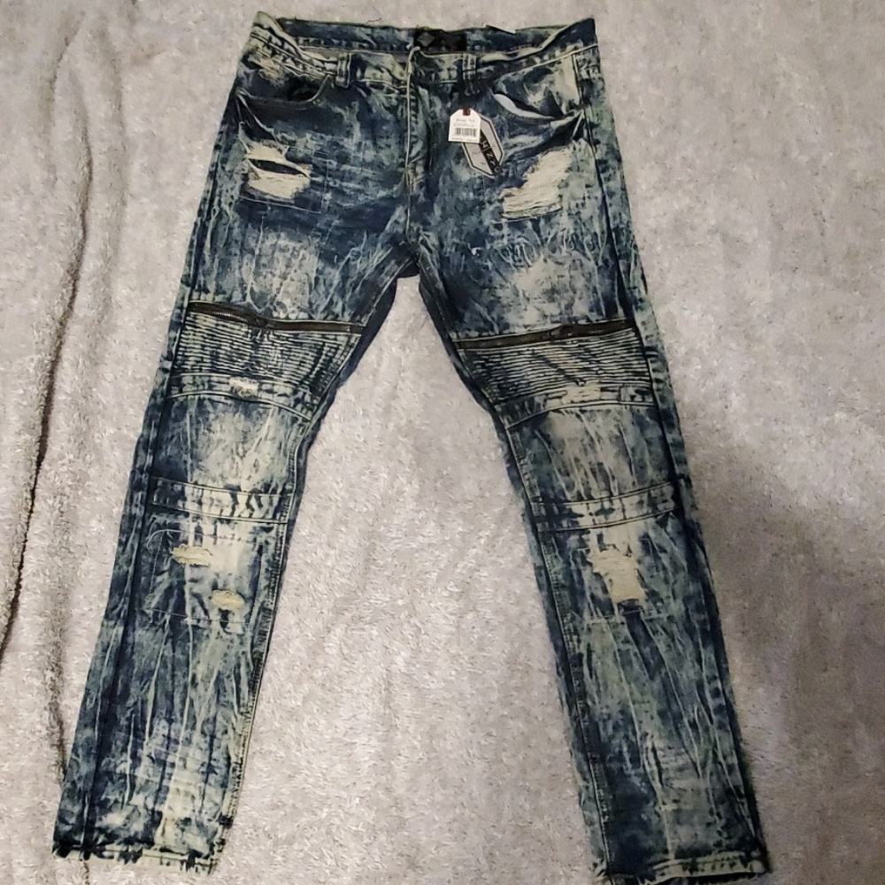 Destroyed Denim Jeans